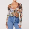 Outlet Aliyah Mesh Top In Shakespeare Women Tops