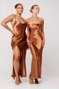 Sale Anna Slip In Copper Women Dresses