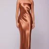 Sale Anna Slip In Copper Women Dresses