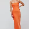 Outlet Anna Slip In Papaya Women Dresses