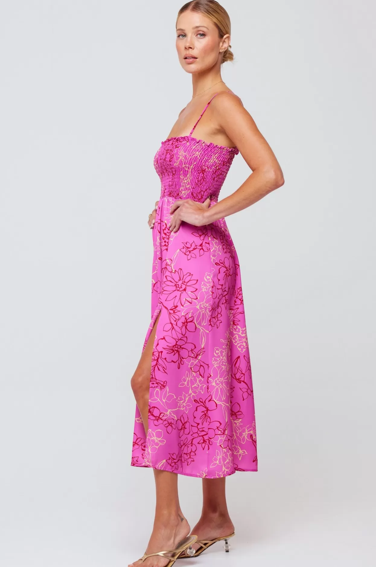 ashley_midi_in_azalea_2.webp Discount Ashley Midi In Azalea Women Dresses