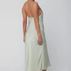 Shop Berri Slip In Sage Women Dresses