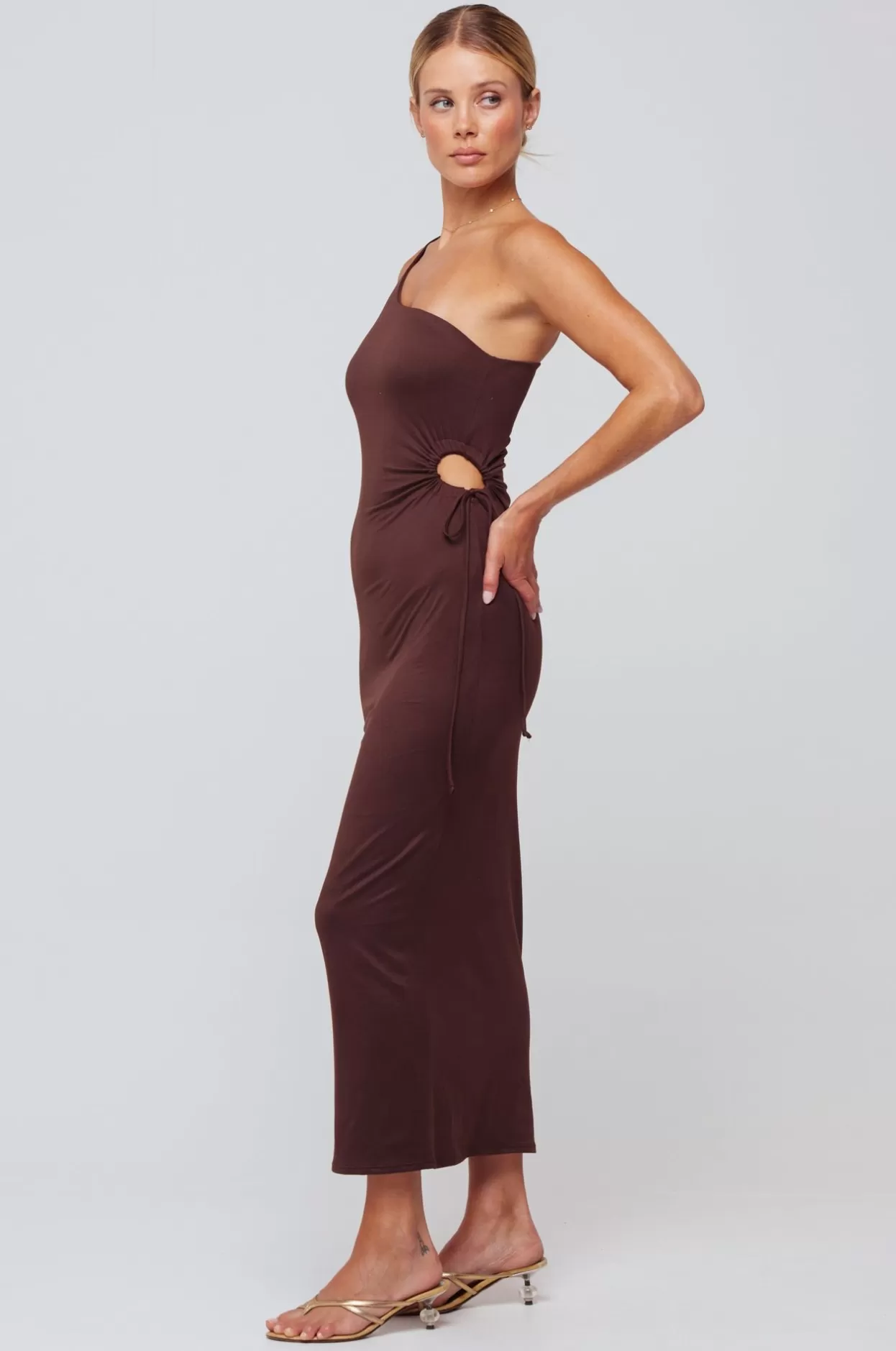 caley_dress_in_chocolate_1.webp Hot Caley Dress In Chocolate Women Dresses
