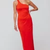 Outlet Caley Dress In Red Women Dresses