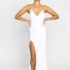 Cheap Camille Slip Dress In White Women Dresses