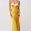 Online Celine Dress In Gold Women Dresses