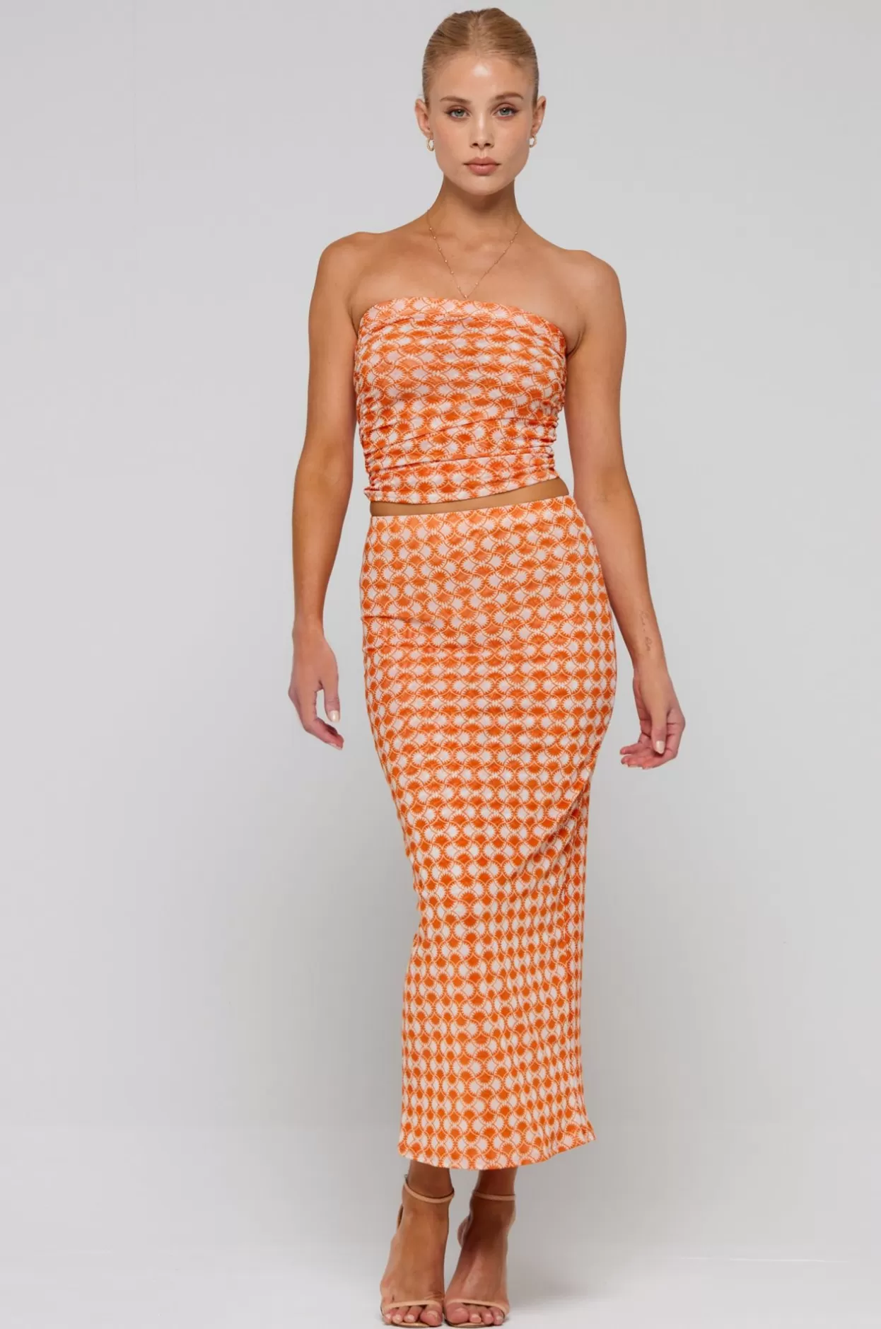 clyde_mesh_skirt_in_solstice_5.webp Clearance Clyde Mesh Skirt In Solstice Women Bottoms