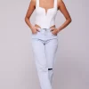 Best Gigi Corset In White Women Tops