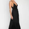 Fashion Hannah Midi In Black Women Dresses