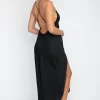 Cheap Harper Midi Dress In Black Women Dresses