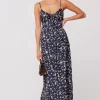 Cheap Kaitlyn Midi In Midnight Women Dresses