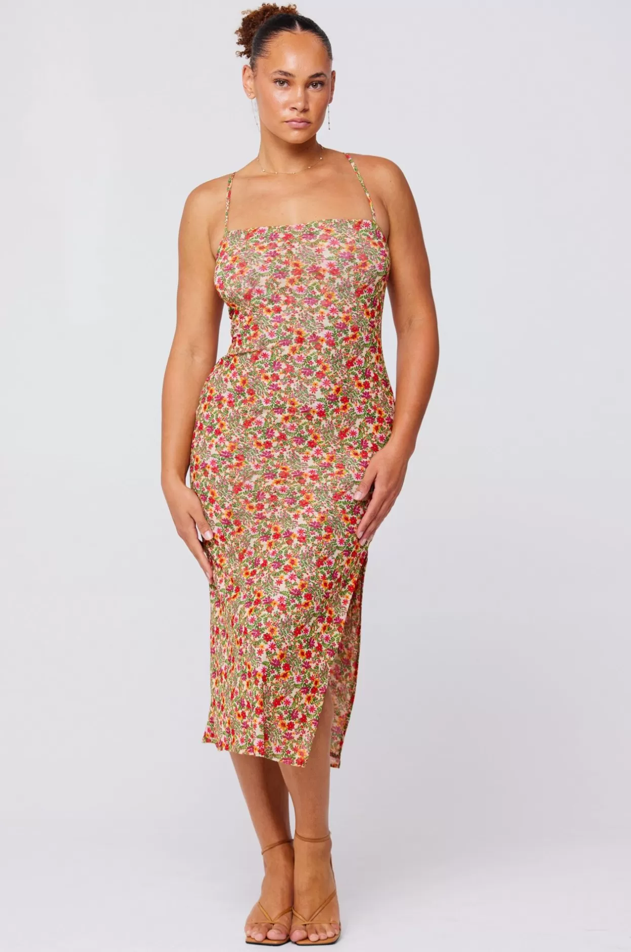 kiele_mesh_dress_in_fleetwood_5.webp Shop Kiele Mesh Dress In Fleetwood Women Dresses