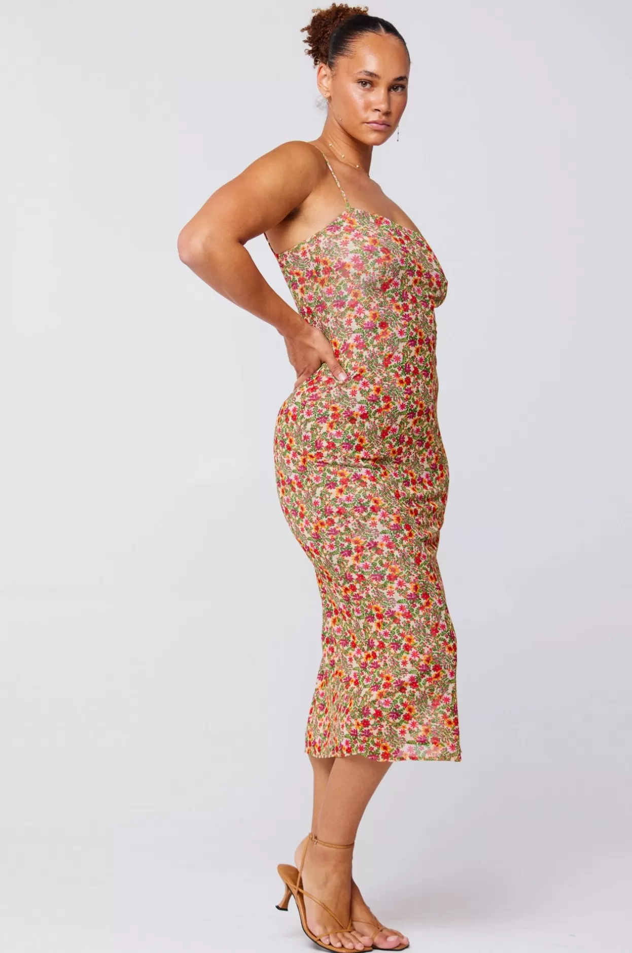 kiele_mesh_dress_in_fleetwood_6.webp Shop Kiele Mesh Dress In Fleetwood Women Dresses