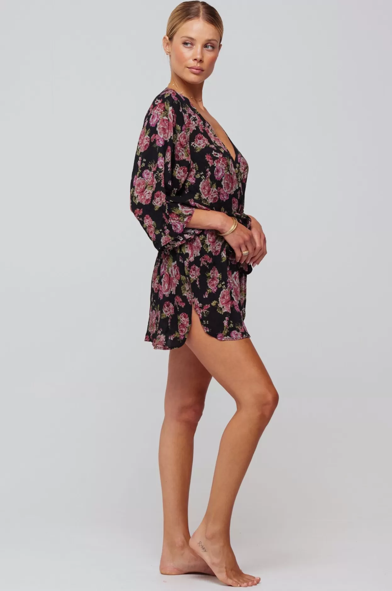 kimono_robe_vintage_floral_3.webp Store Kimono Robe Vintage Floral Women Tops