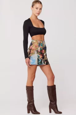 Outlet Mazzy Mini Skirt In Shakespeare Women Bottoms