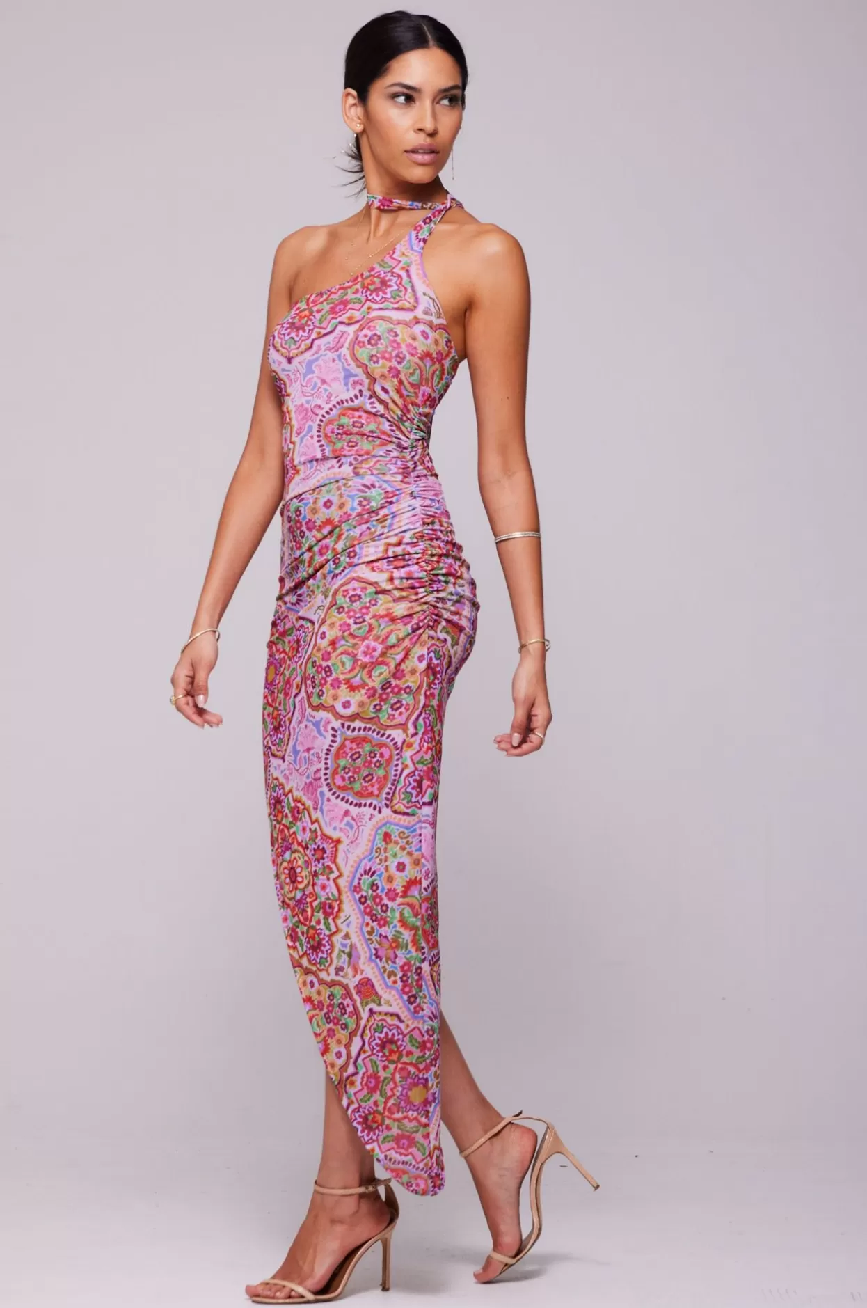 nicole_mesh_midi_in_sayulita_3.webp Outlet Nicole Mesh Midi In Sayulita Women Dresses