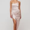 Flash Sale Nicole Midi In Champagne Women Dresses