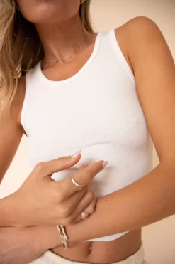 Online Og Tank In Ivory Women Tops