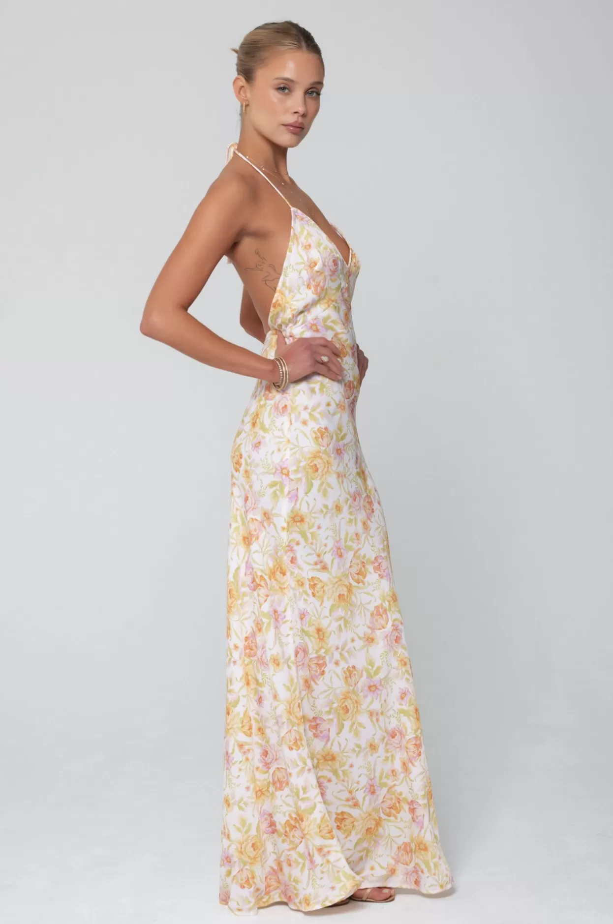 pfeiffer_dress_in_gardenia_2.webp Shop Pfeiffer Dress In Gardenia Women Dresses