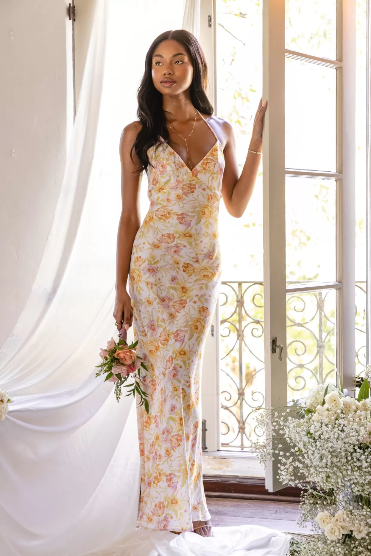 pfeiffer_dress_in_gardenia_5.webp Shop Pfeiffer Dress In Gardenia Women Dresses