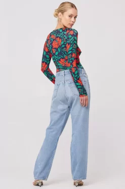 Outlet Presley Bodysuit In Mistletoe Women Tops