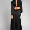 Cheap Noelle Maxi Dress - Black Maxi Dress With Sleeves Women Dresses