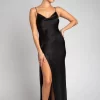 Discount River Slip In Black Women Dresses