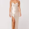 Discount River Slip In Champagne Women Dresses