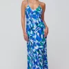 Store Rose Maxi In Aqua Women Dresses