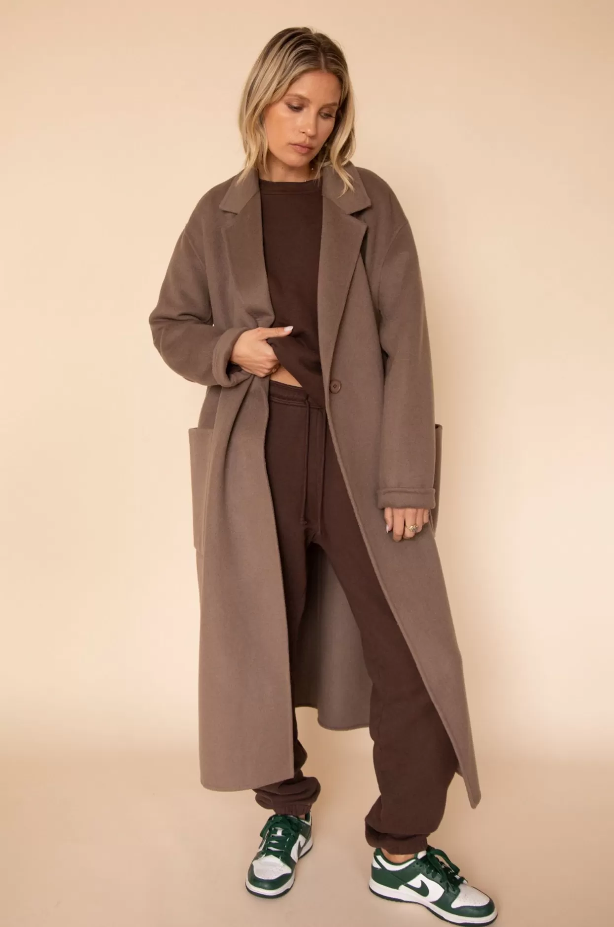 ryder_coat_in_taupe_4.webp Sale Ryder Coat In Taupe Women Tops