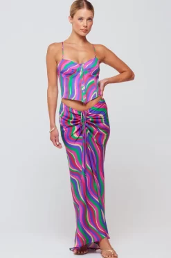 Online Sienna Corset In Candy Women Tops